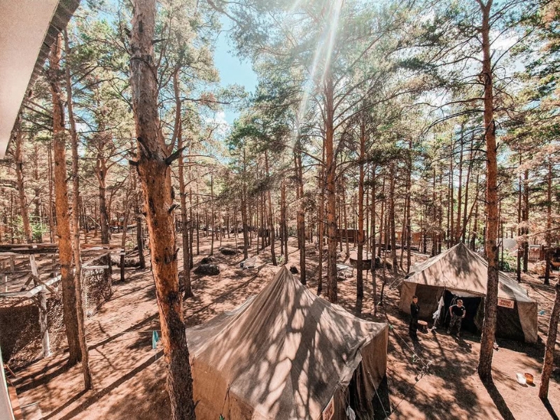 Веранда для занятий на свежем воздухе